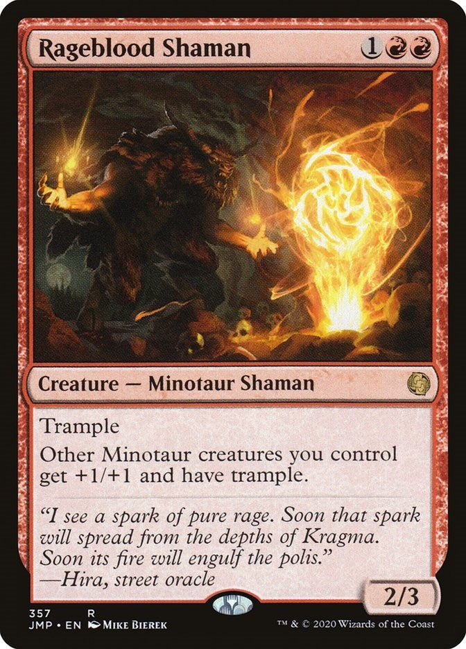 Rageblood Shaman (357) [JMP] - MTG Single