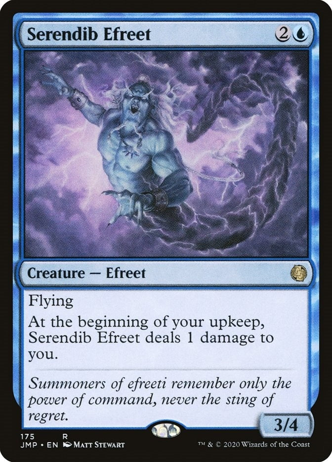 Serendib Efreet (175) [JMP] - MTG Single