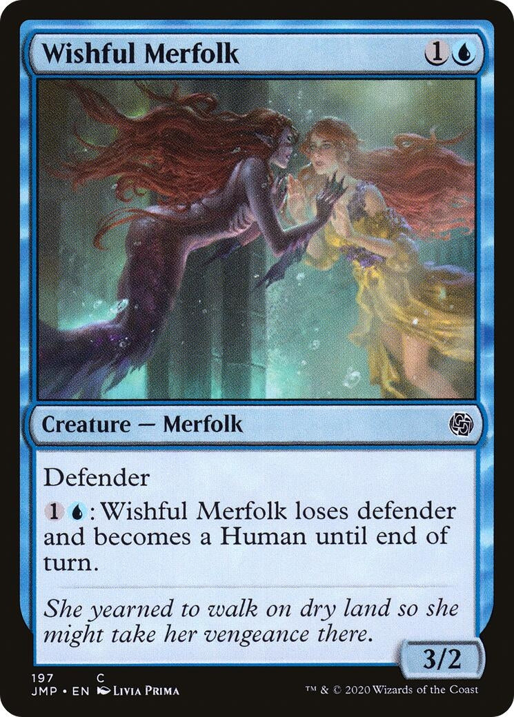 Wishful Merfolk (197) [JMP] - MTG Single