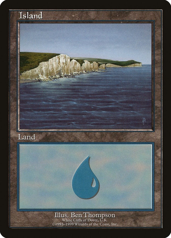Island - White Cliffs of Dover (12) [EURO] - MTG Single