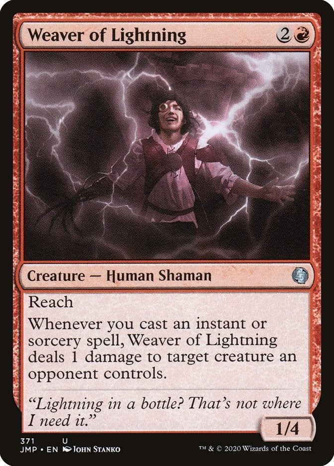 Weaver of Lightning (371) [JMP] - MTG Single