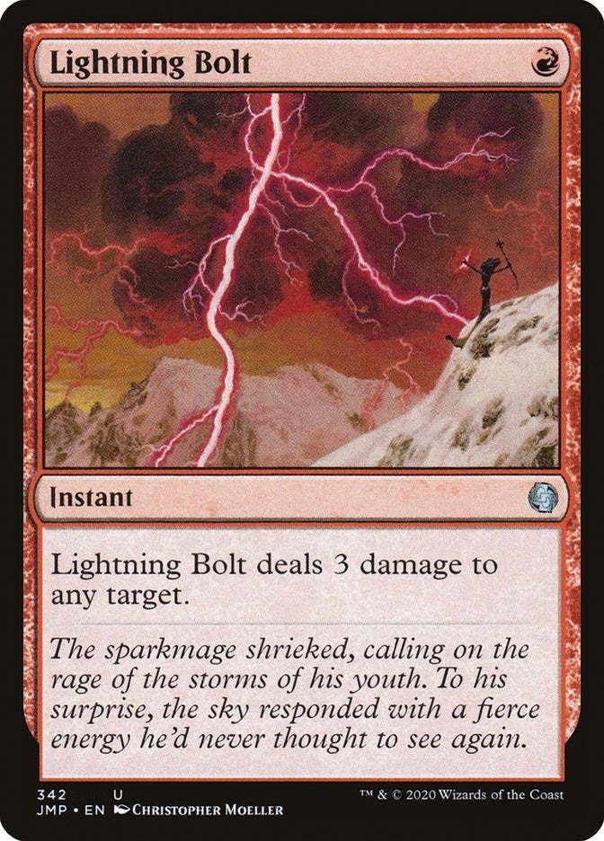 Lightning Bolt (342) [JMP] - MTG Single