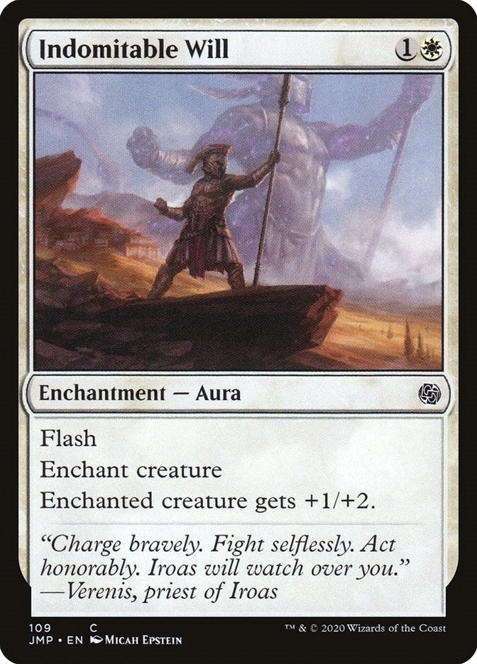 Indomitable Will (109) [JMP] - MTG Single