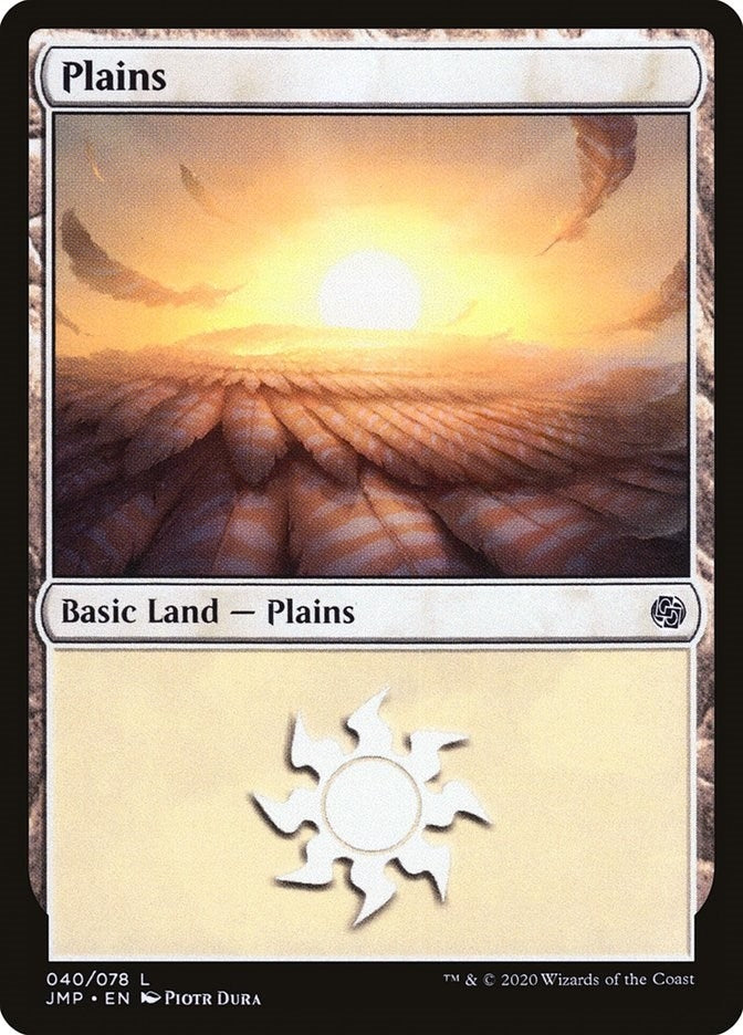 Plains (40) (40) [JMP] - MTG Single