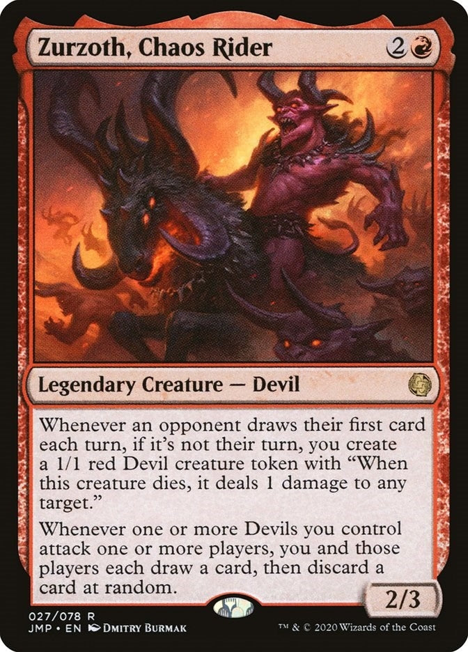 Zurzoth Chaos Rider (27) [JMP] - MTG Single