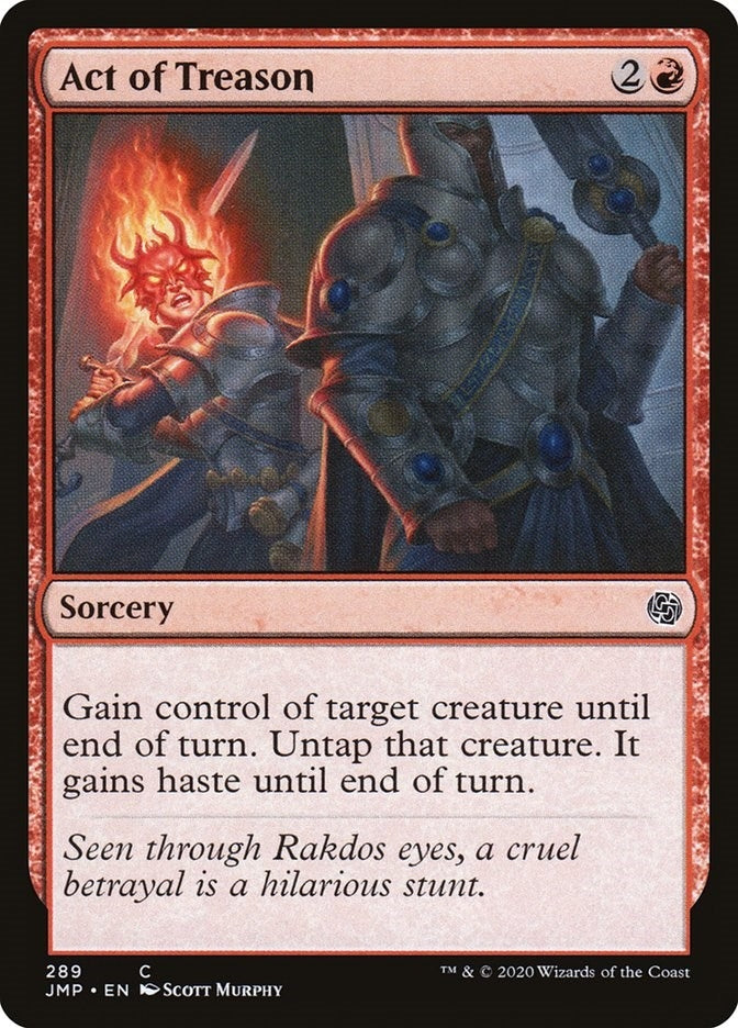 Act of Treason (289) [JMP] - MTG Single