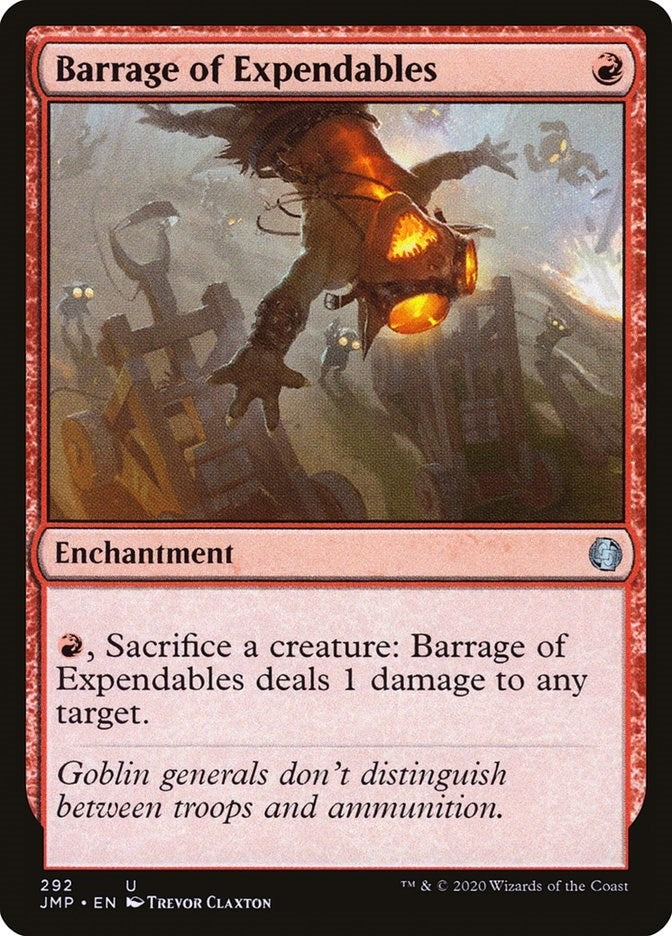 Barrage of Expendables (292) [JMP] - MTG Single