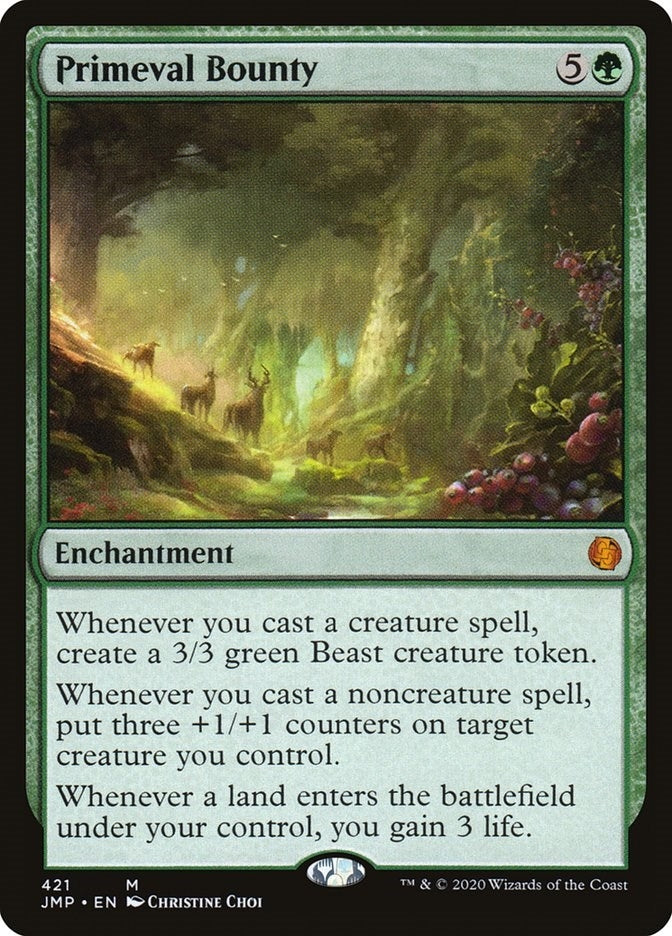Primeval Bounty (421) [JMP] - MTG Single