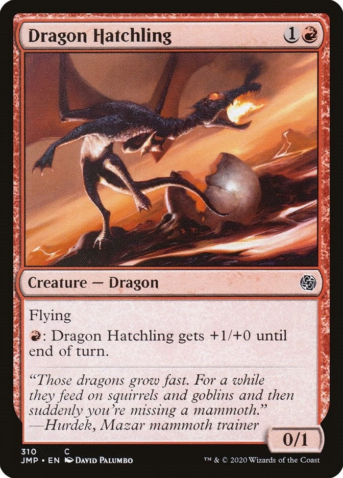 Dragon Hatchling (310) [JMP] - MTG Single
