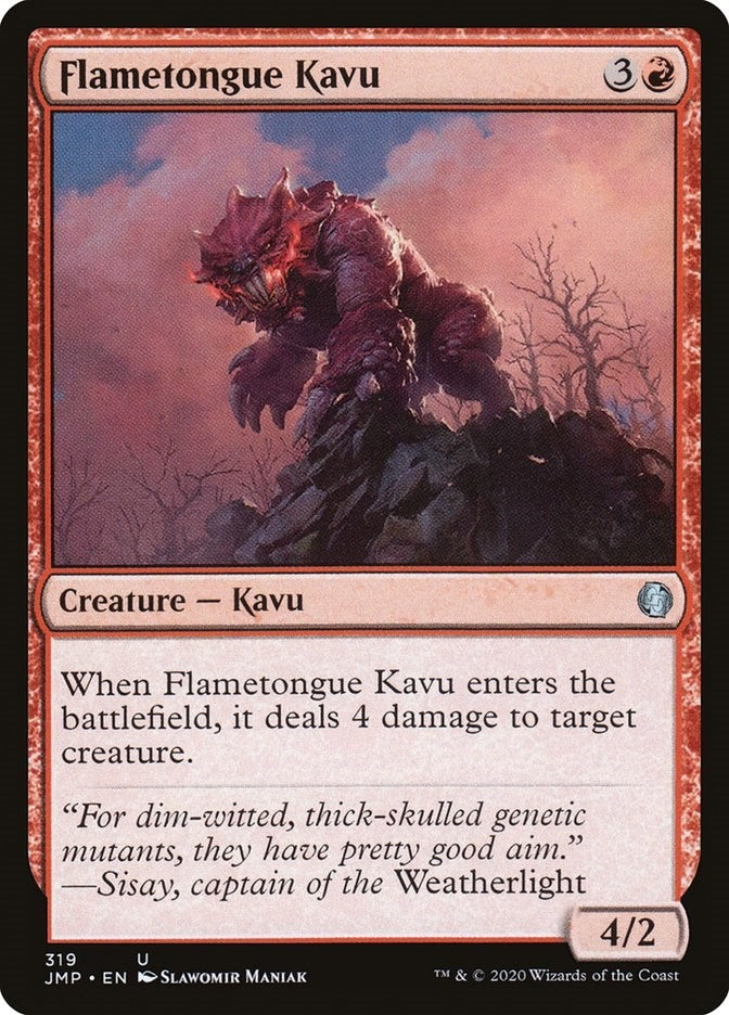 Flametongue Kavu (319) [JMP] - MTG Single