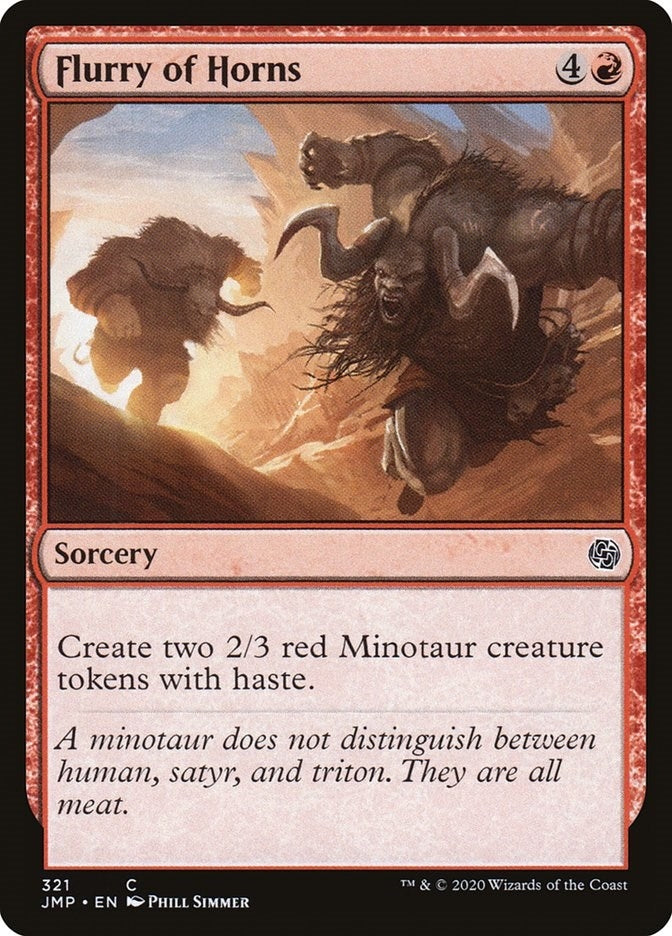 Flurry of Horns (321) [JMP] - MTG Single