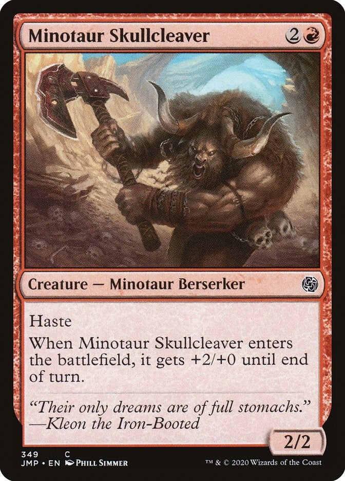 Minotaur Skullcleaver (349) [JMP] - MTG Single