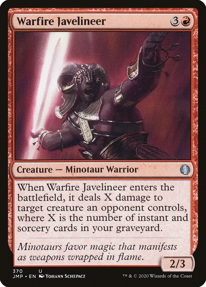 Warfire Javelineer (370) [JMP] - MTG Single