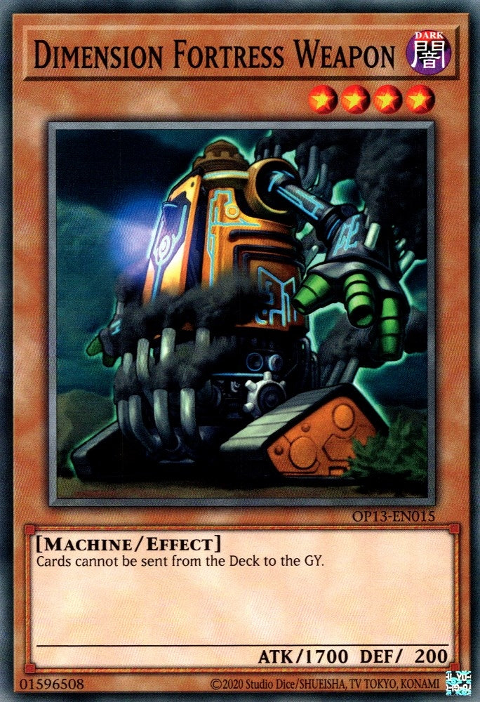 Dimension Fortress Weapon (13015) (OP13) - YuGiOh Single