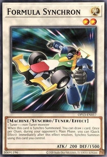 Formula Synchron (13017) (OP13) - YuGiOh Single