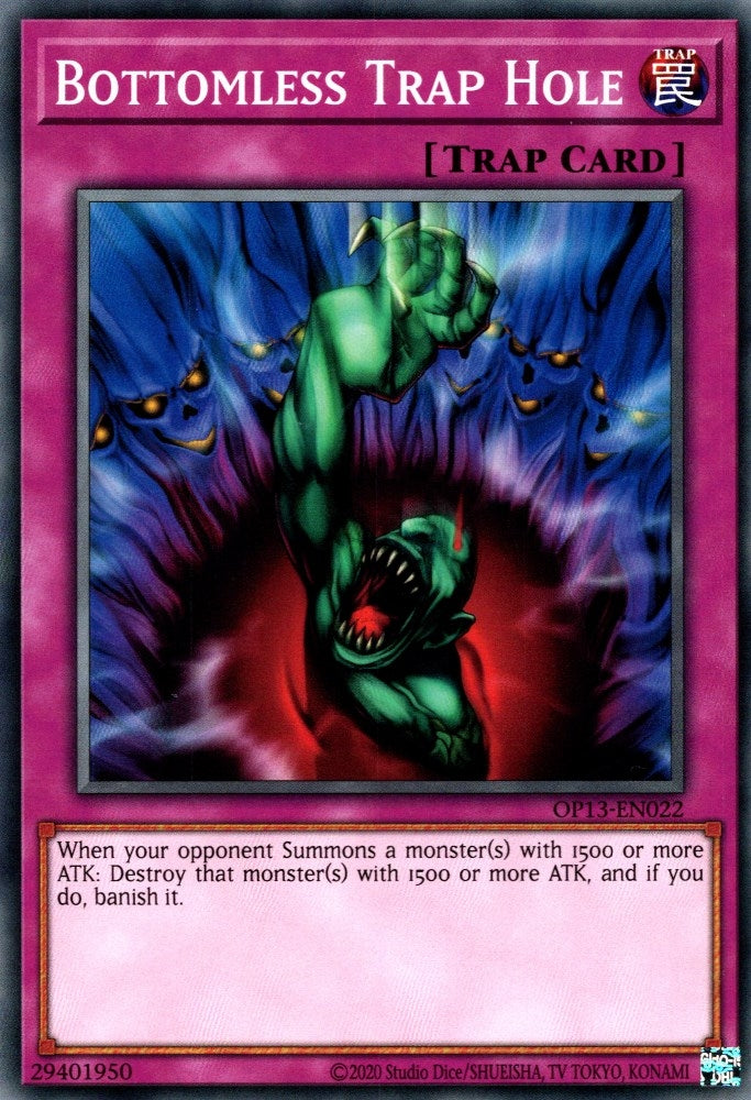 Bottomless Trap Hole (13022) (OP13) - YuGiOh Single