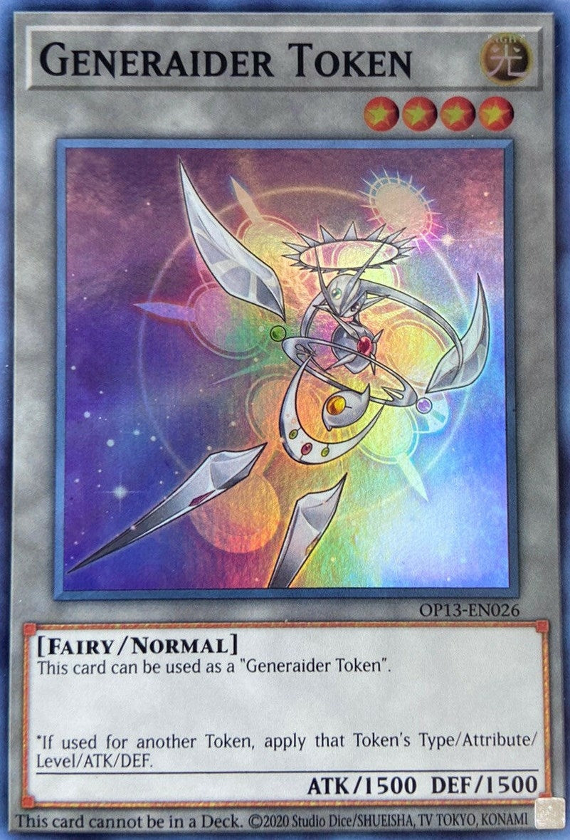 Token: Generaider (13026) (OP13) - YuGiOh Single