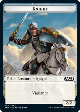 Knight Token (0) [M21] - MTG Single