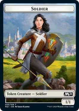 Soldier Token (0) [M21] - MTG Single