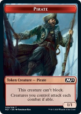 Pirate Token (0) [M21] - MTG Single