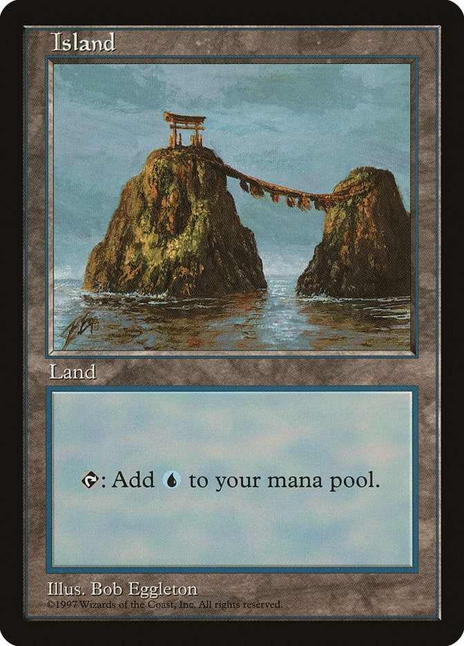 Island - Blue Pack (Eggleton) [APAC] - MTG Single