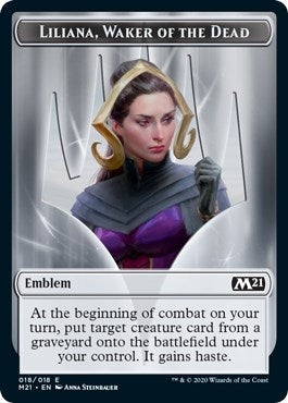 Emblem - Liliana Waker of the Dead (0) [M21] - MTG Single