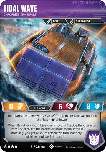 Tidal Wave - Dark Fleet (Transport) (32020) [TP] - Transformers TCG Single