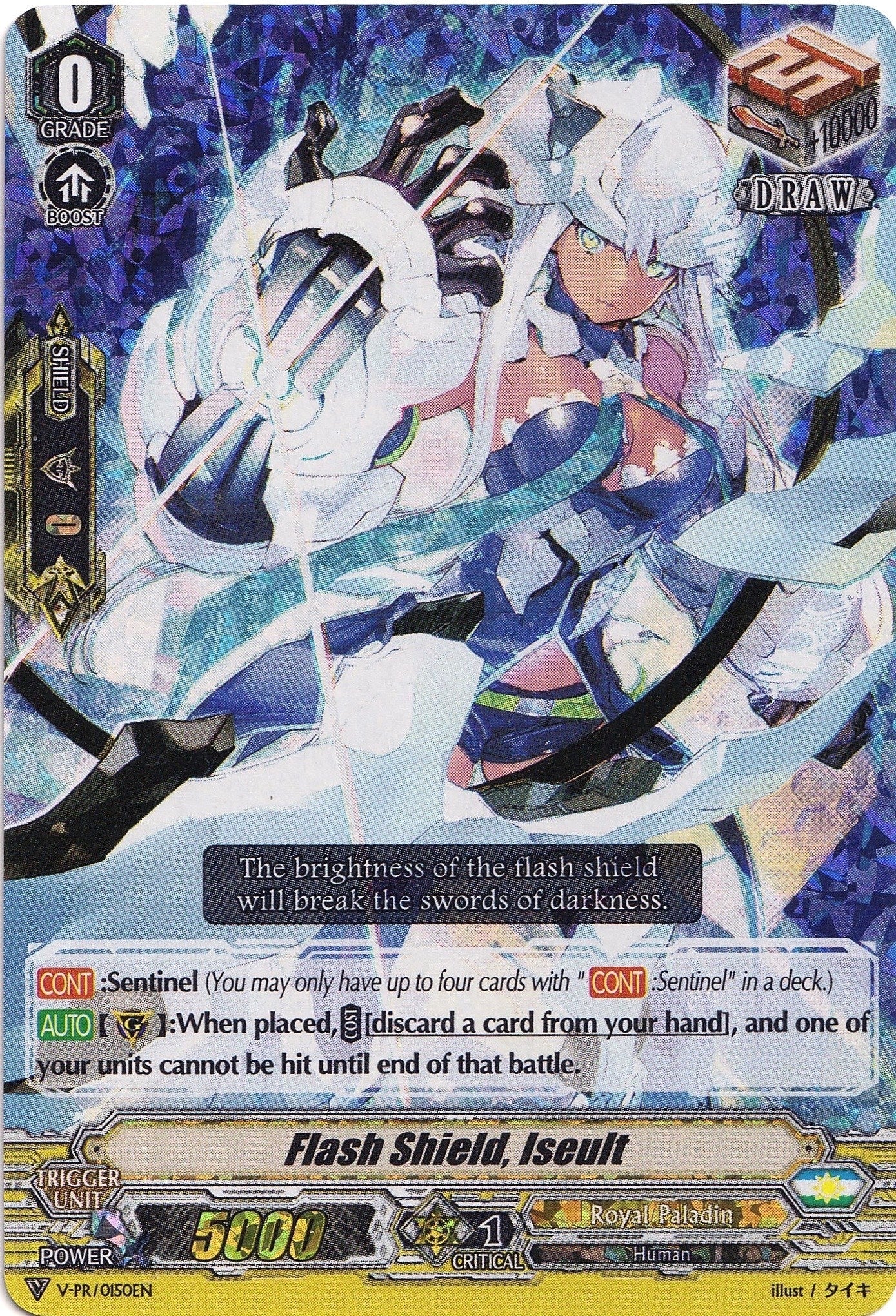 Flash Shield Iseult (150) [VPR] - Cardfight Vanguard Single