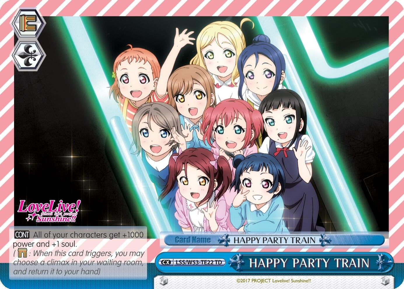 HAPPY PARTY TRAIN (5322) [LSS/WE27] - Weiss Schwarz Single