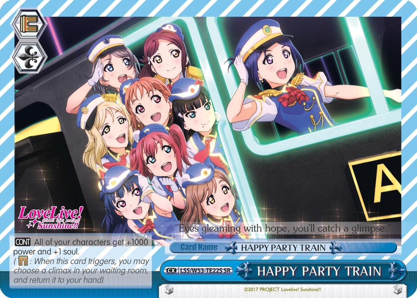 HAPPY PARTY TRAIN (SR) (5322) [LSS/WE27] - Weiss Schwarz Single