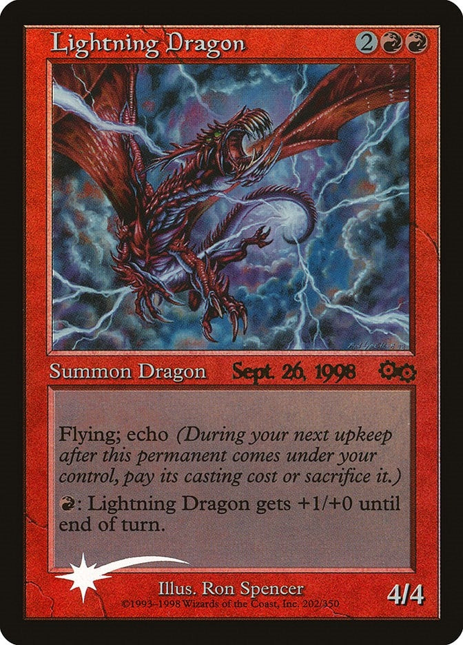 Lightning Dragon (4) [PRE] - MTG Single