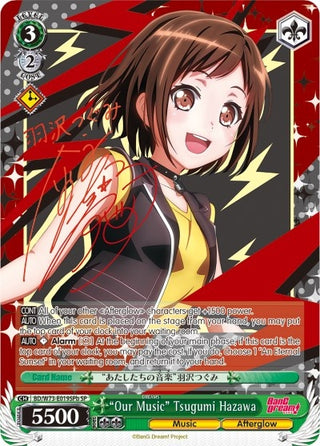 ’Our Music’ Tsugumi Hazawa (SP) (B) (73019) [BD/W73] - Weiss Schwarz Single