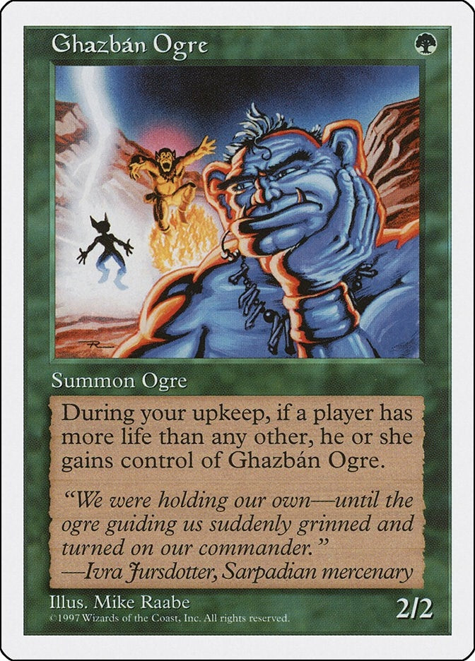 Ghazban Ogre (160) [5ED] - MTG Single