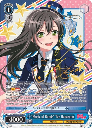 ’Music of Bonds’ Tae Hanazono (SP) (A) (73067) [BD/W73] - Weiss Schwarz Single