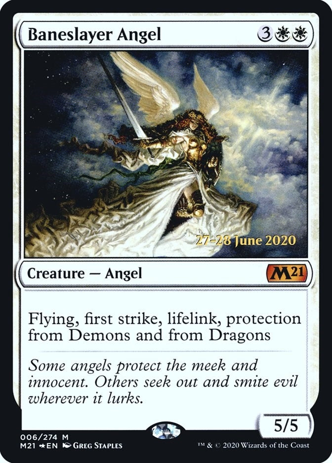 Image for Baneslayer Angel (6) (Prerelease Cards) - Magic: The Gathering