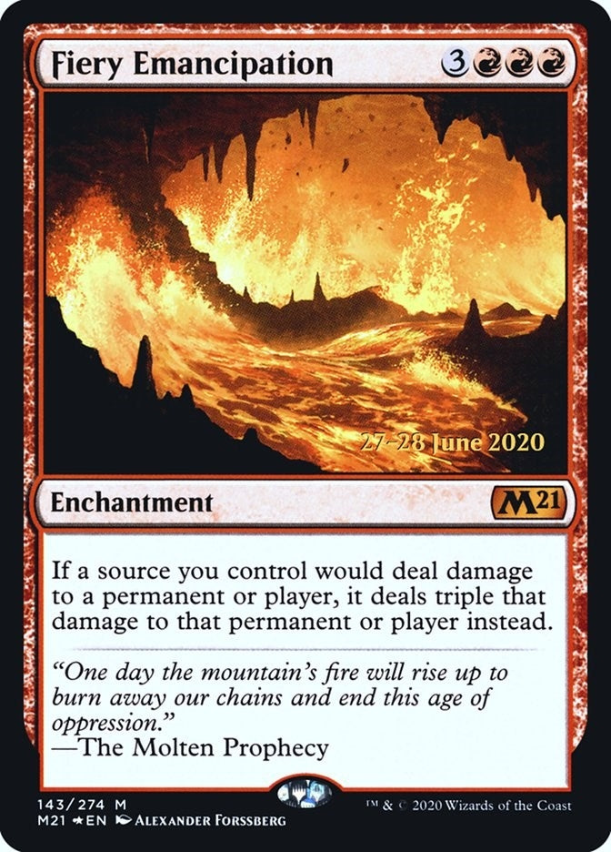 Fiery Emancipation (143) [PRE] - MTG Single