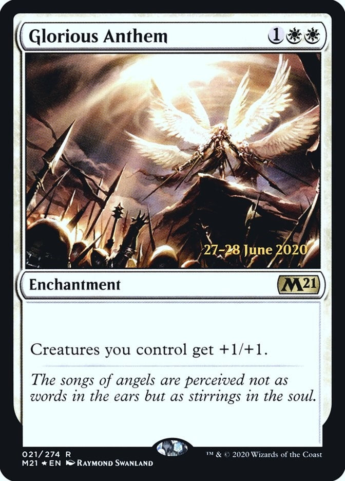 Glorious Anthem (21) [PRE] - MTG Single