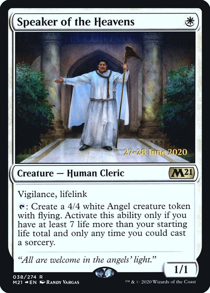 Speaker of the Heavens (38) [PRE] - MTG Single