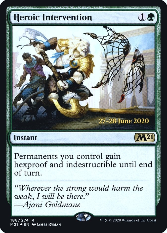 Heroic Intervention (M21) (188) [PRE] - MTG Single