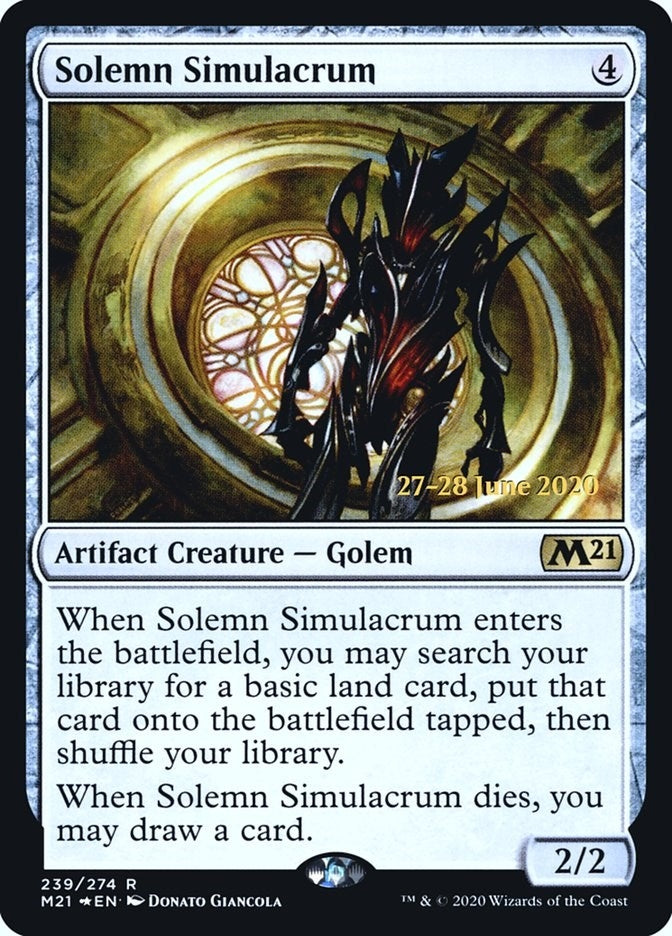 Solemn Simulacrum (239) [PRE] - MTG Single