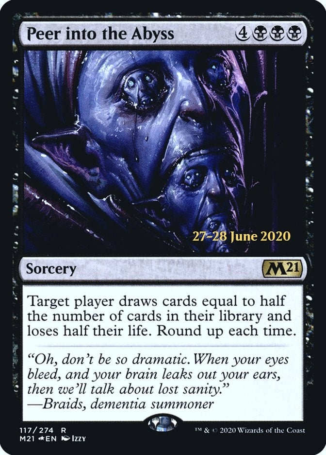 Peer into the Abyss (117) [PRE] - MTG Single