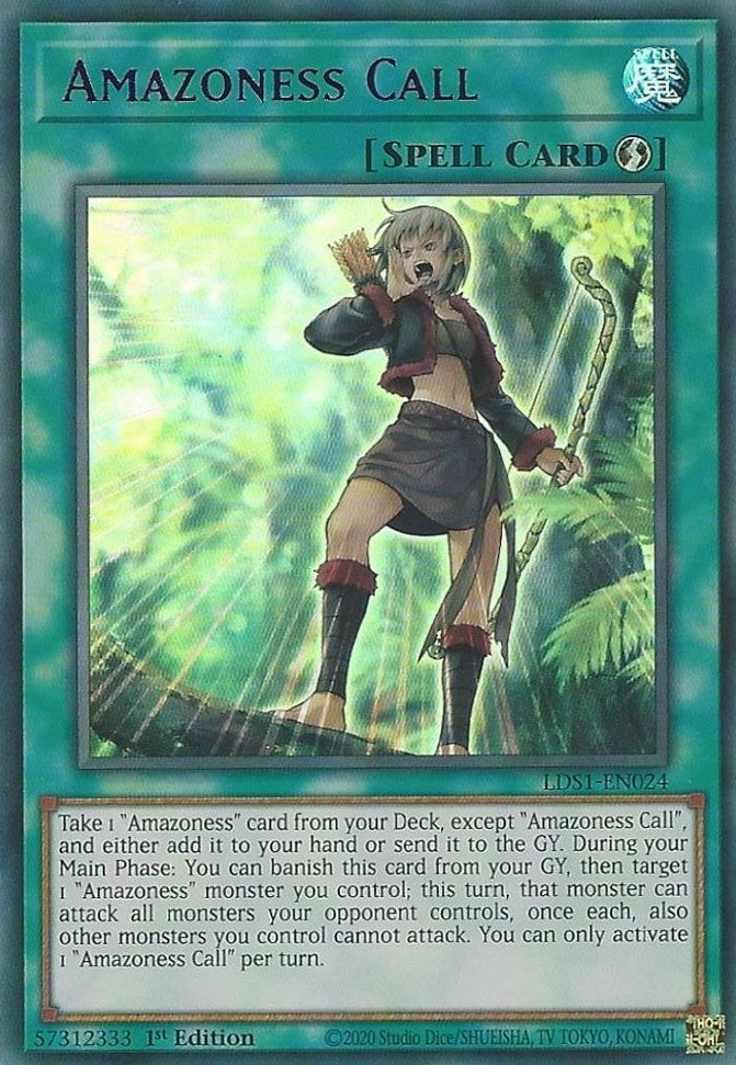Amazoness Call (Purple) (1024) (LDS1) - YuGiOh Single