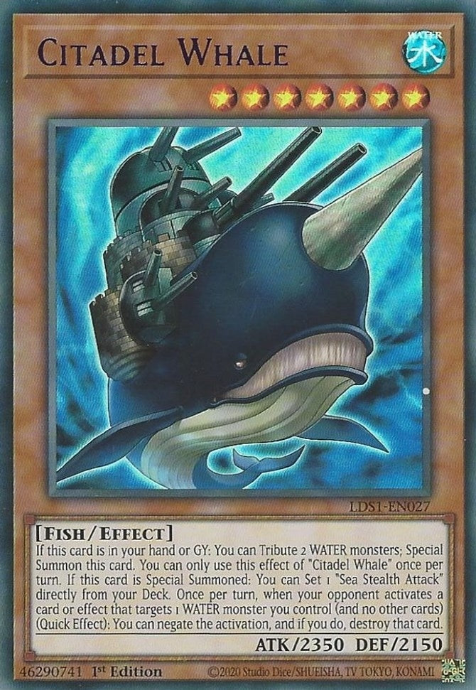 Citadel Whale (Purple) (1027) (LDS1) - YuGiOh Single