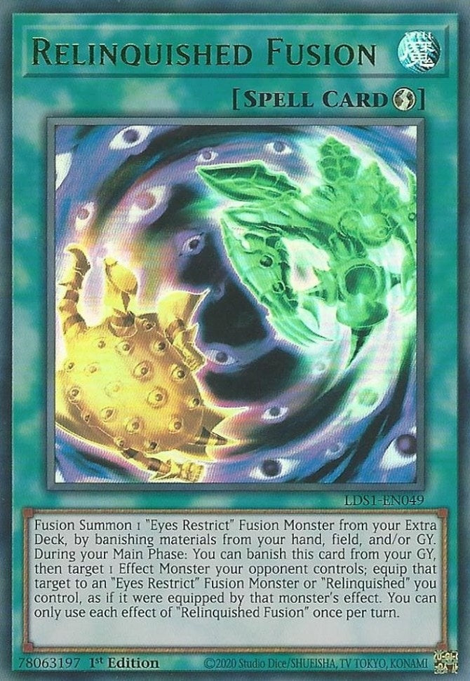 Relinquished Fusion (Green) (1049) (LDS1) - YuGiOh Single