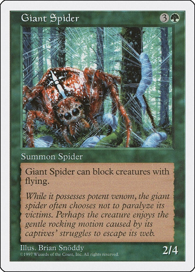 Giant Spider [5ED] - MTG Single