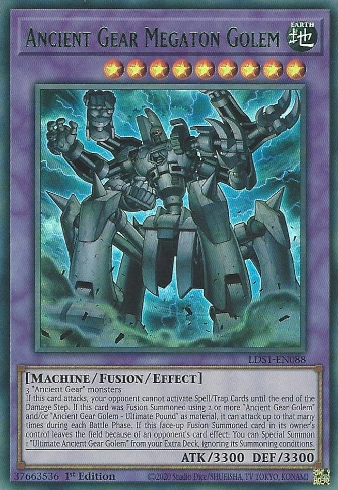 Ancient Gear Megaton Golem (Green) (1088) (LDS1) - YuGiOh Single