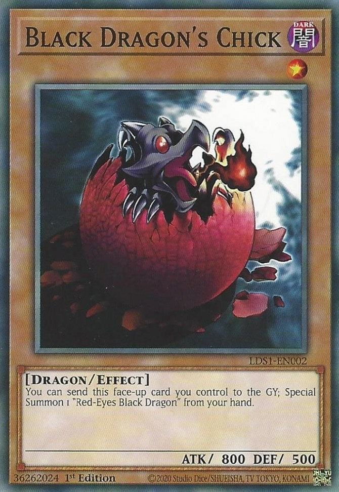 Black Dragon’s Chick (1002) (LDS1) - YuGiOh Single