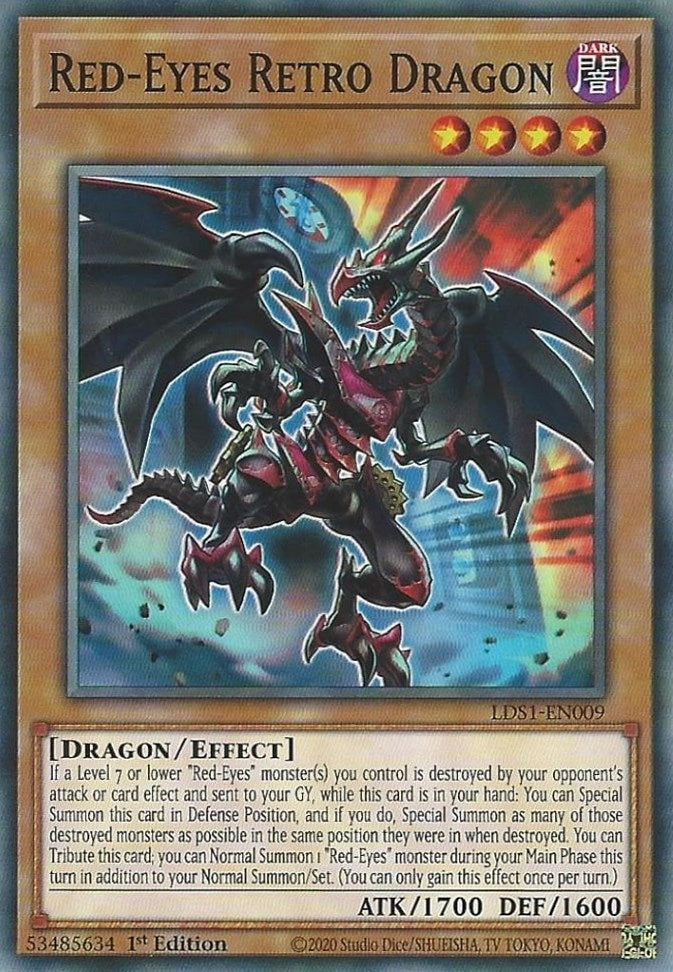 Red-Eyes Retro Dragon (1009) (LDS1) - YuGiOh Single