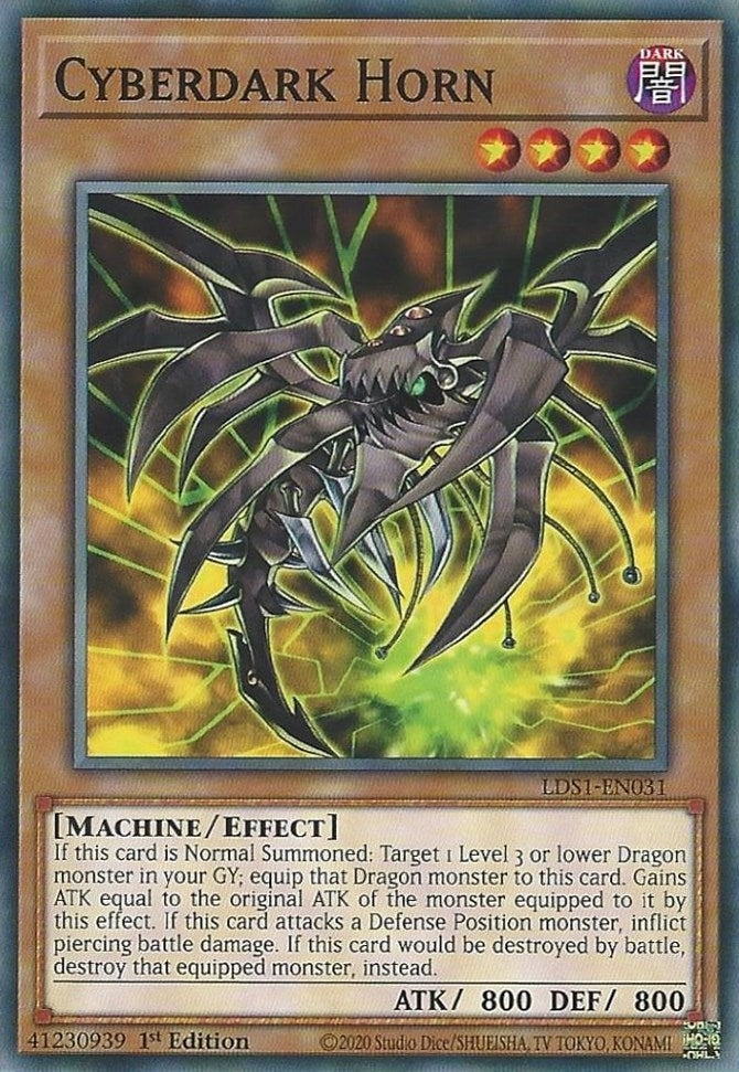 Cyberdark Horn (1031) (LDS1) - YuGiOh Single