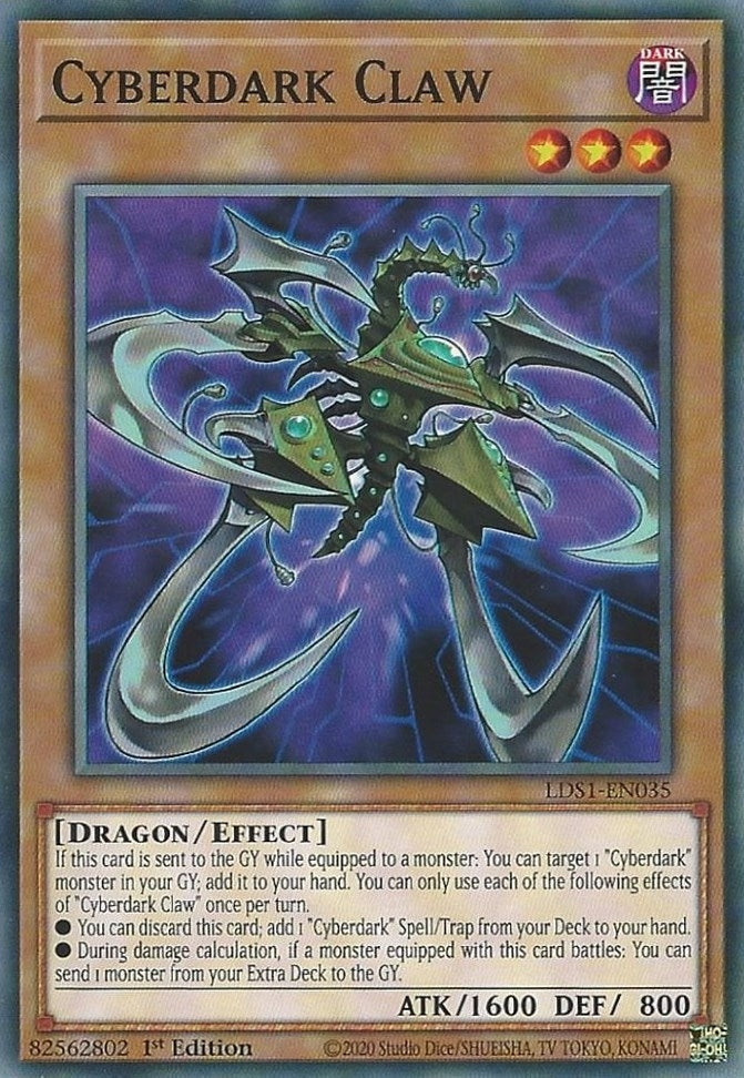 Cyberdark Claw (1035) (LDS1) - YuGiOh Single